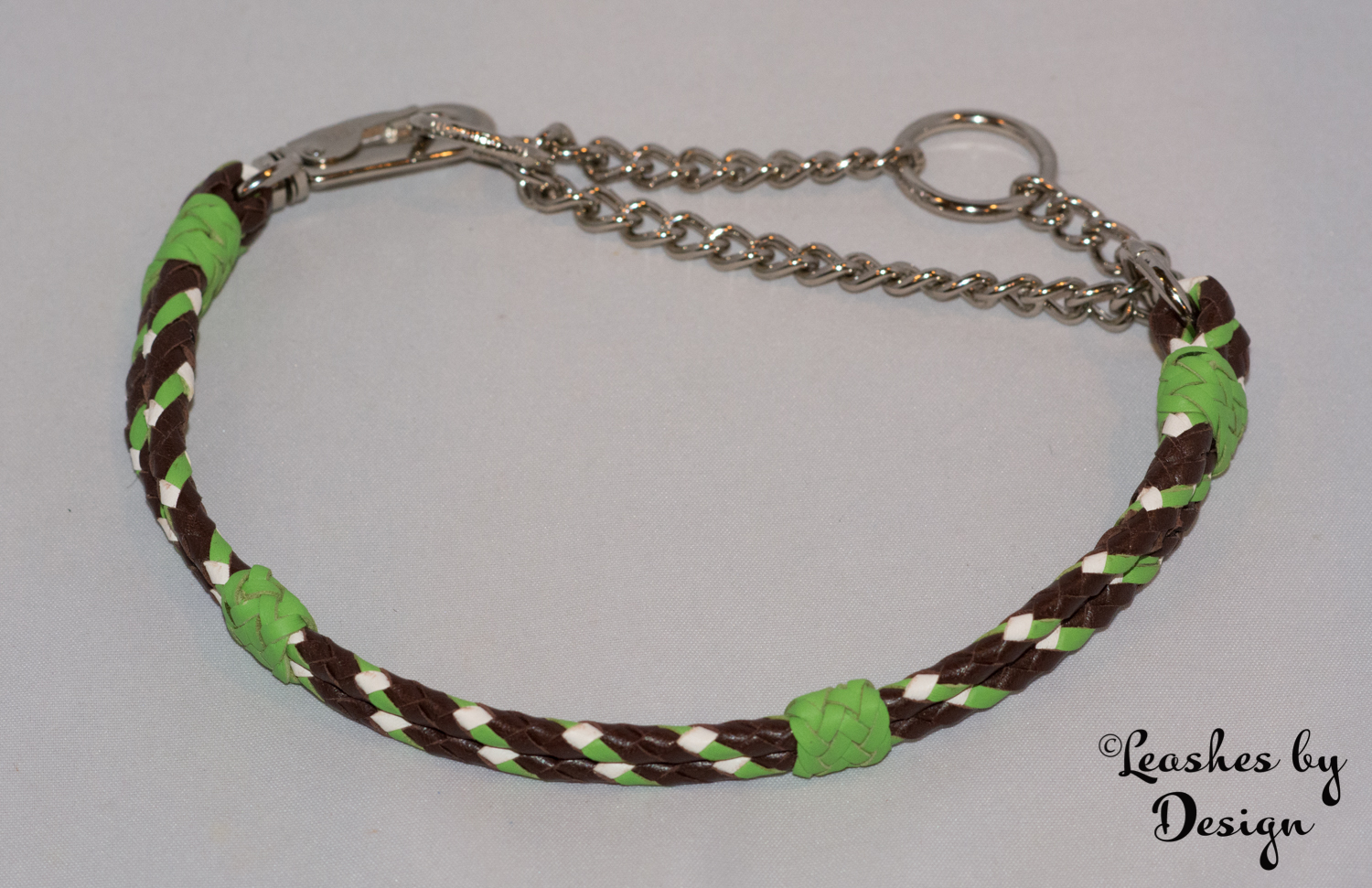  Double 6 strand - brandy, lime and white 