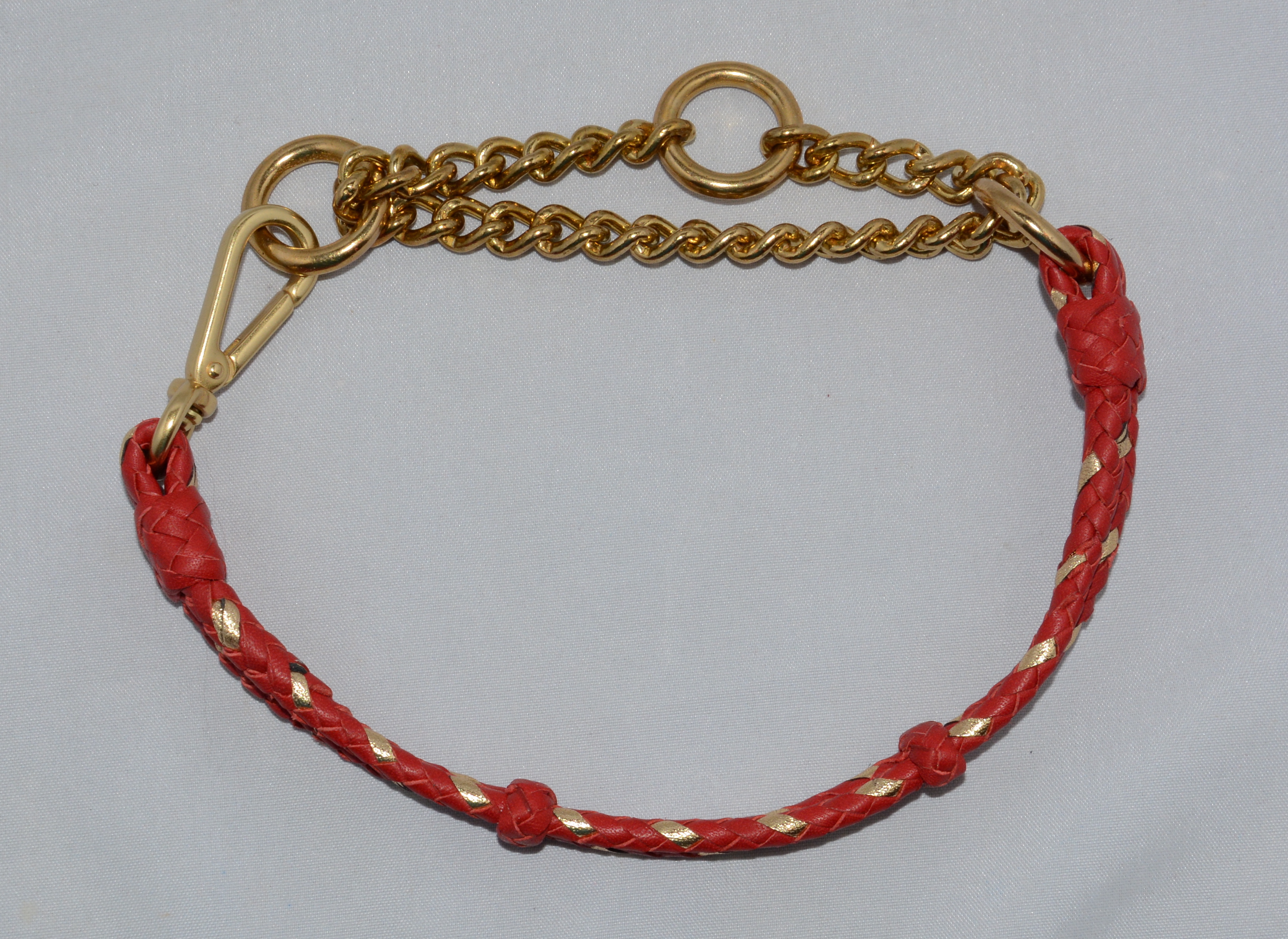  Doube 6 strand - red and gold 